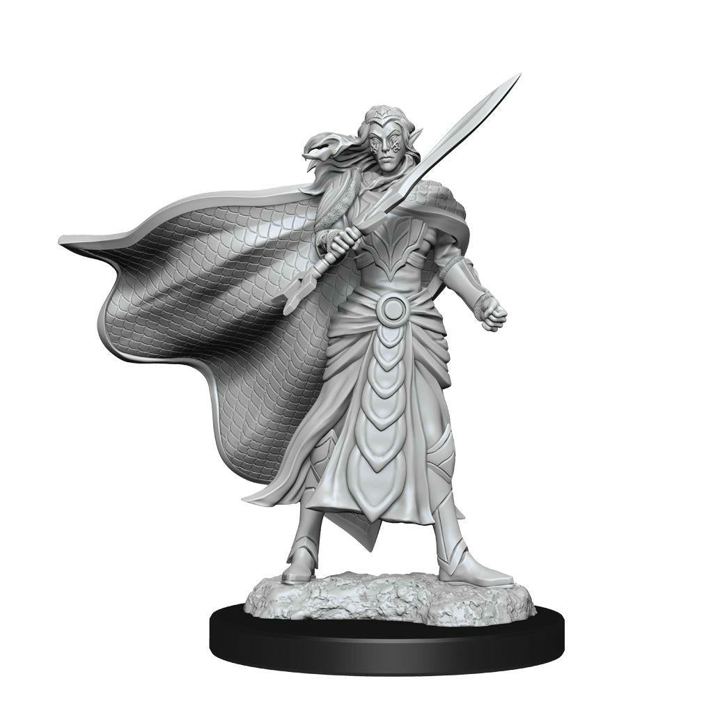Image of Magic The Gathering Miniatures Elf Fighter / Elf Cleric WZK90279