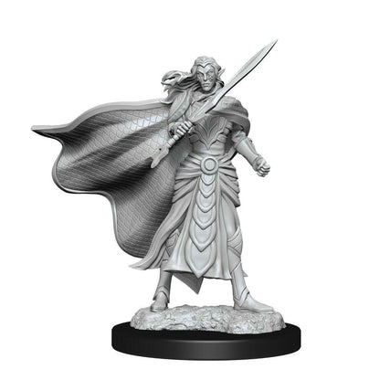 Image of Magic The Gathering Miniatures Elf Fighter / Elf Cleric WZK90279