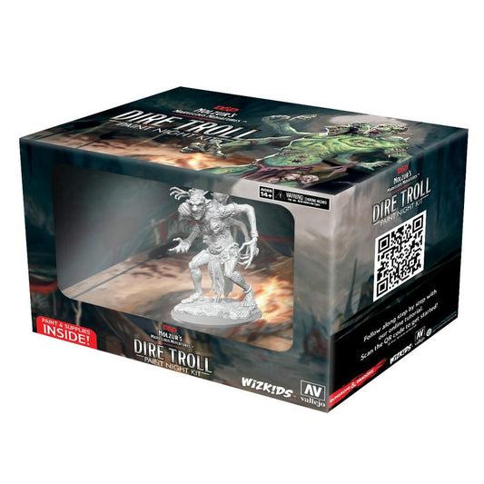Image of Dungeons & Dragon D&D Nolzur's Marvelous Miniatures Dire Troll Paint Night Kit