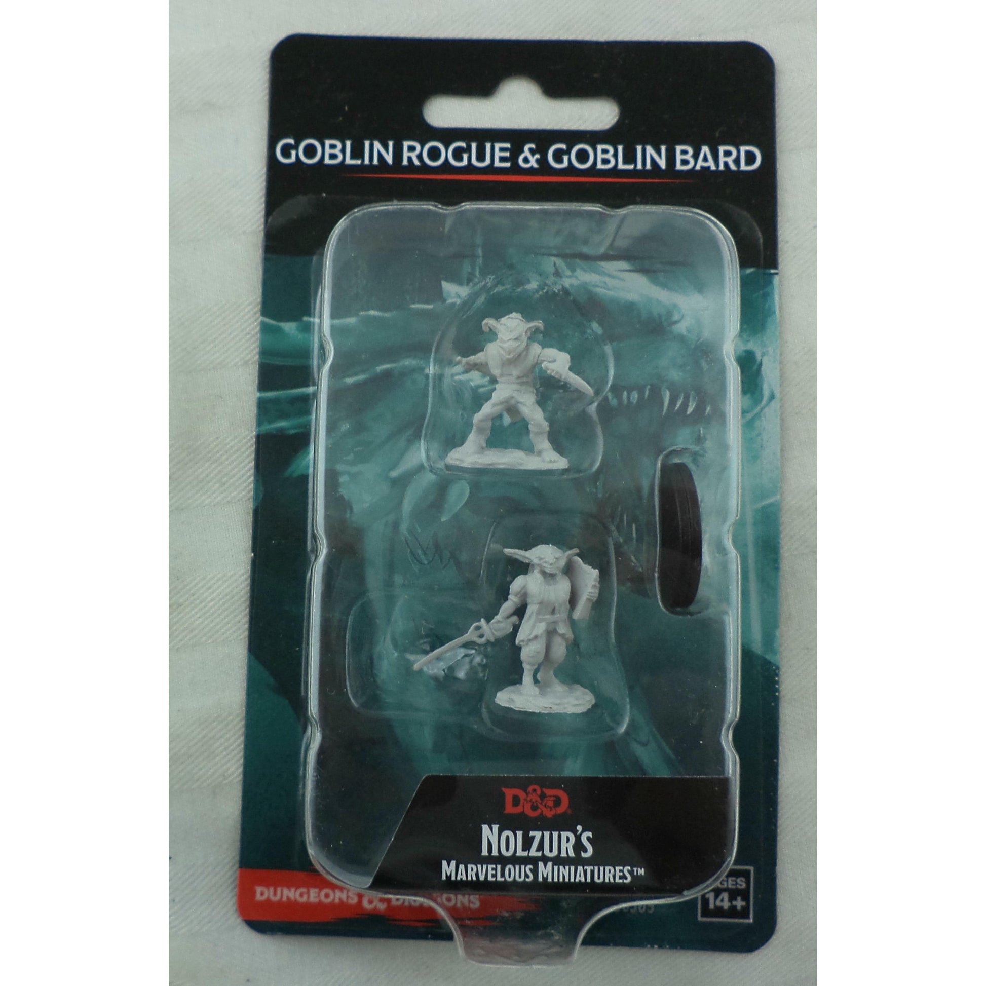 Image of Dungeons & Dragon D&D Nolzur's Marvelous Miniatures Goblin Rogue & Bard 90309