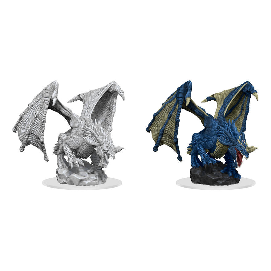 Dungeons & Dragon D&D Nolzur's Marvelous Miniatures Young Blue Dragon WZK90322