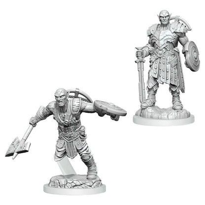 Image of Dungeons & Dragon D&D Nolzur's Miniatures Male Genasi Fighters (2pcs) WZK90402