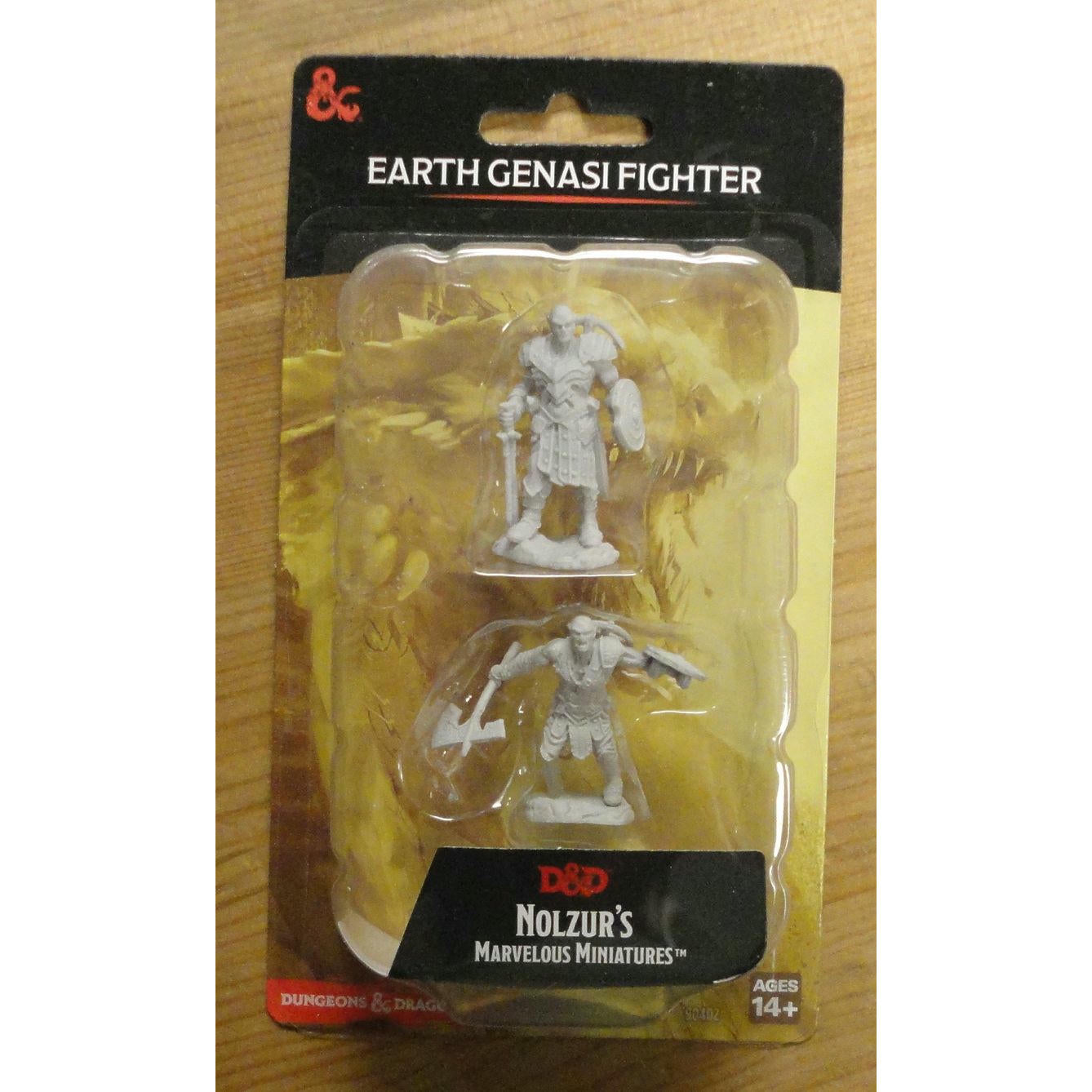 Image of Dungeons & Dragon D&D Nolzur's Miniatures Male Genasi Fighters (2pcs) WZK90402