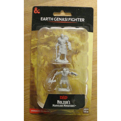 Image of Dungeons & Dragon D&D Nolzur's Miniatures Male Genasi Fighters (2pcs) WZK90402