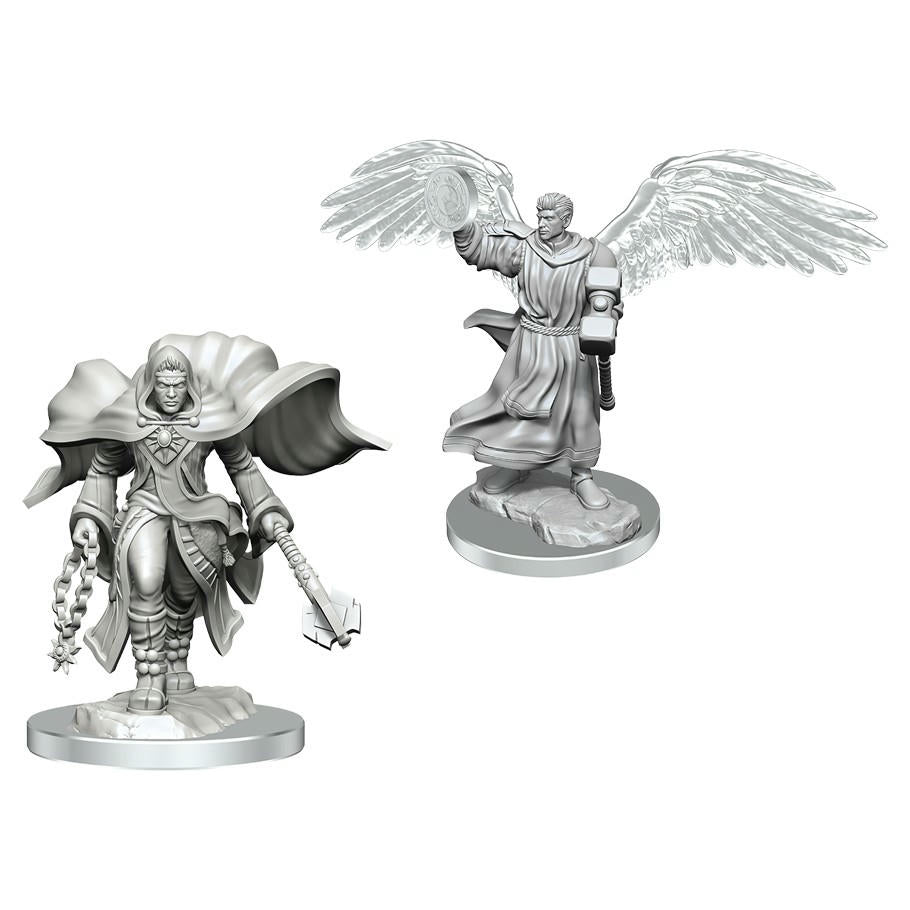 Image of Dungeons & Dragon D&D Nolzur's Miniatures Male Aasimar Cleric (2pcs) WZK90408