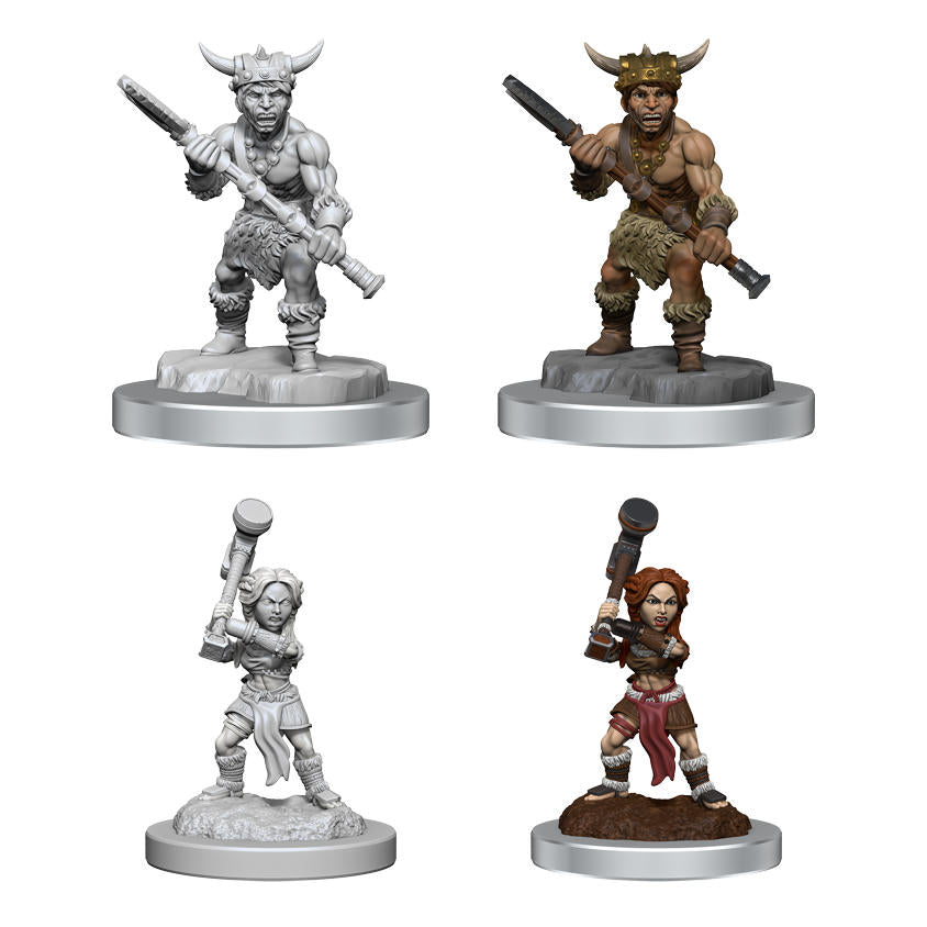 Dungeons & Dragon D&D Nolzur's Marvelous Miniatures Halfling Barbarians WZK90412