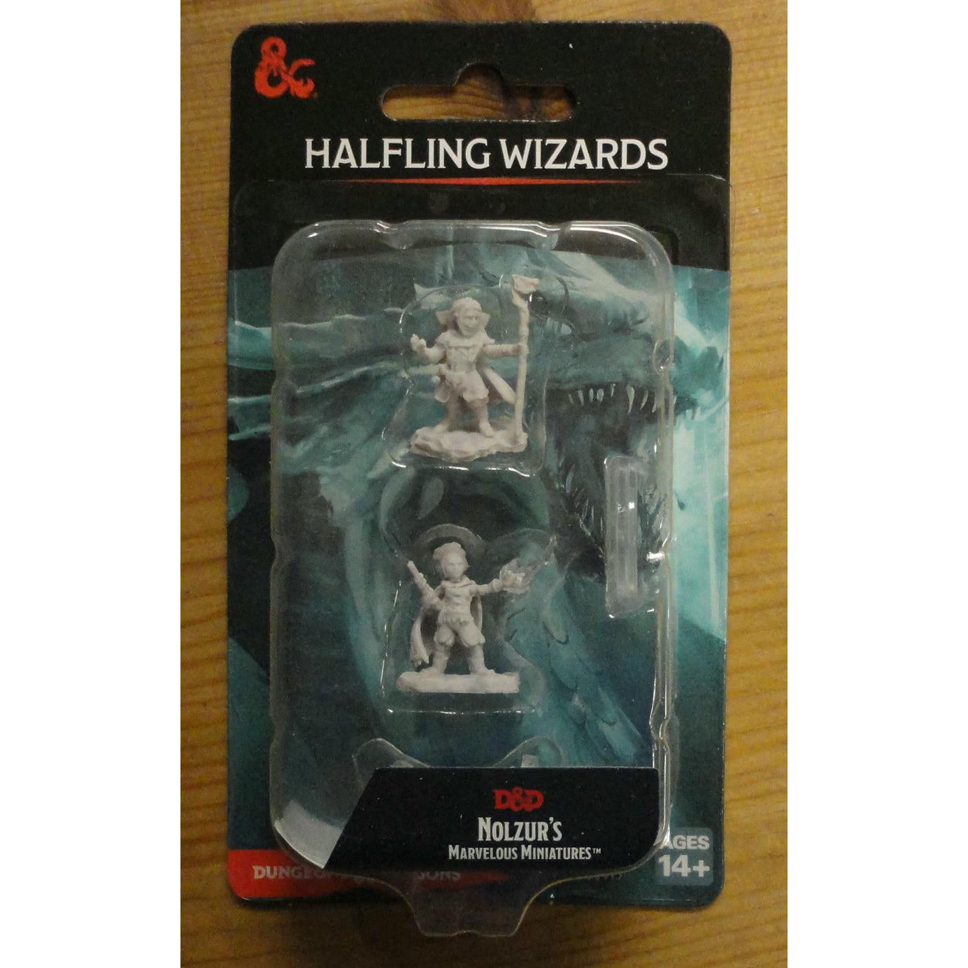 Image of Dungeons & Dragon D&D Nolzur's Miniatures Halfling Wizards (2pcs) WZK90413