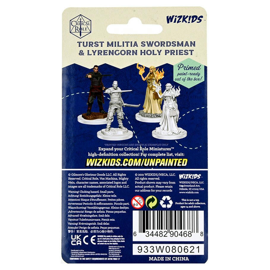 Image of Dungeons & Dragons Critical Role Turst Militia Swordsman/Lyrencorn Holy Priest
