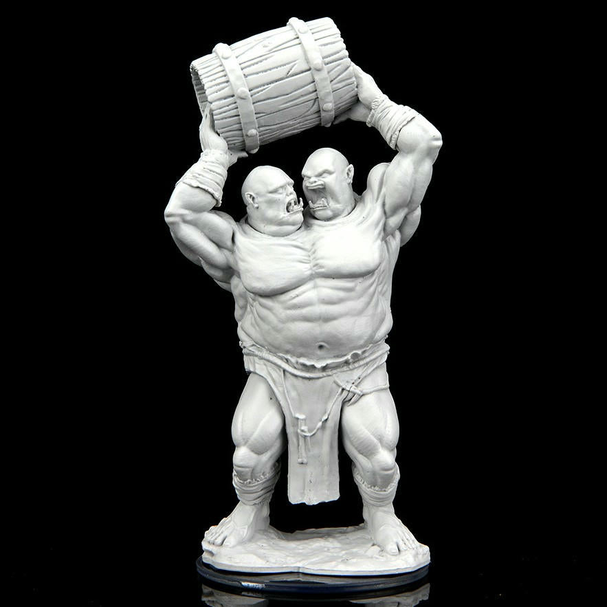 Image of Critical Role Ettin Unpainted Fantasty Miniature Wizkids WZK90475