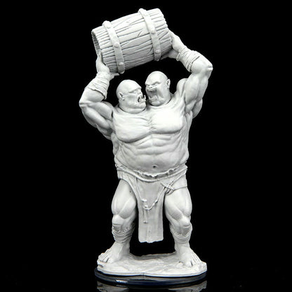 Image of Critical Role Ettin Unpainted Fantasty Miniature Wizkids WZK90475