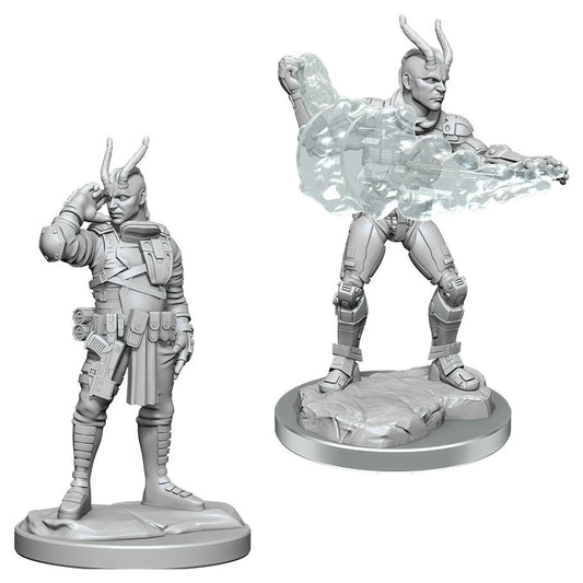 Image of Starfinder Battles Deep Cuts Fantasy Miniatures Male Lashunta Technomancer 90501