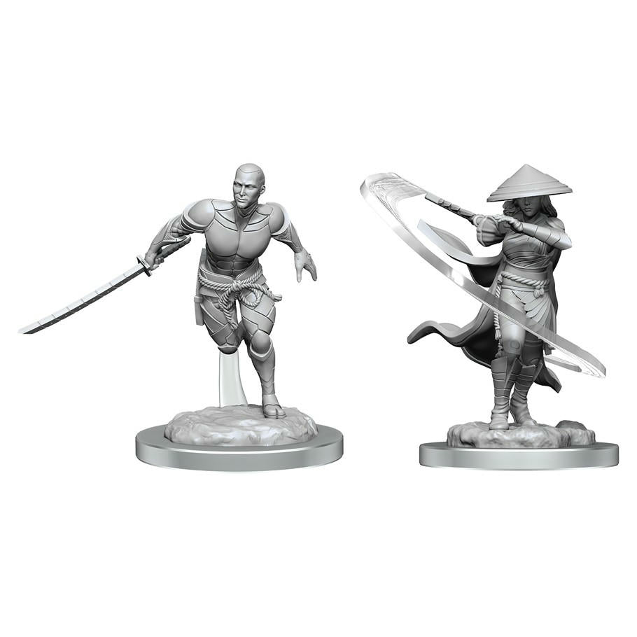 Image of Magic The Gathering Fantasy Miniatures: Kaito Shizuki & The Wanderer WZK90504