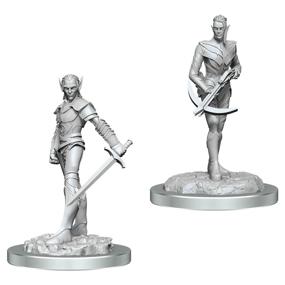 Image of Dungeons & Dragon D&D Nolzur's Marvelous Miniatures Drow Fighters WZK90525