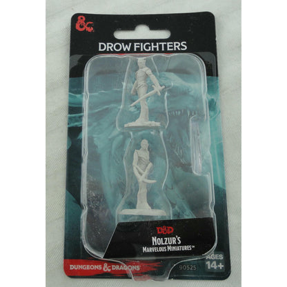 Image of Dungeons & Dragon D&D Nolzur's Marvelous Miniatures Drow Fighters WZK90525