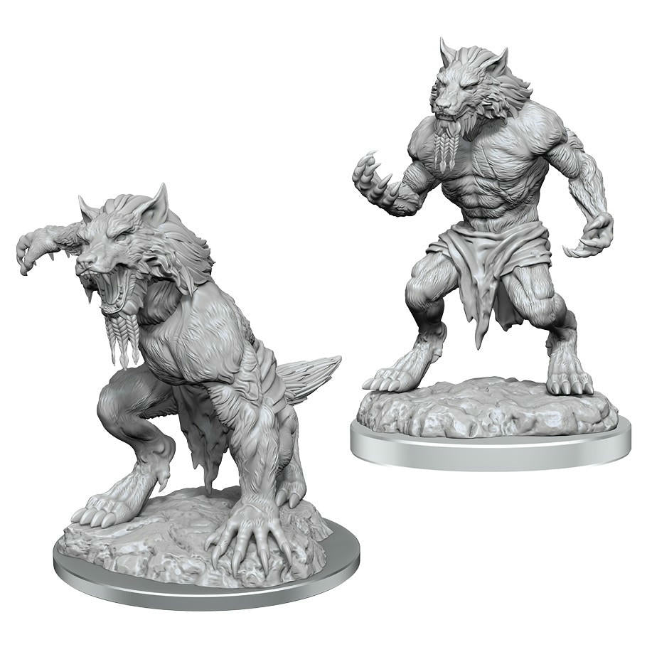 Image of Dungeons & Dragons Critical Role Fey Werewolves Fantasy Miniatures WZK90557