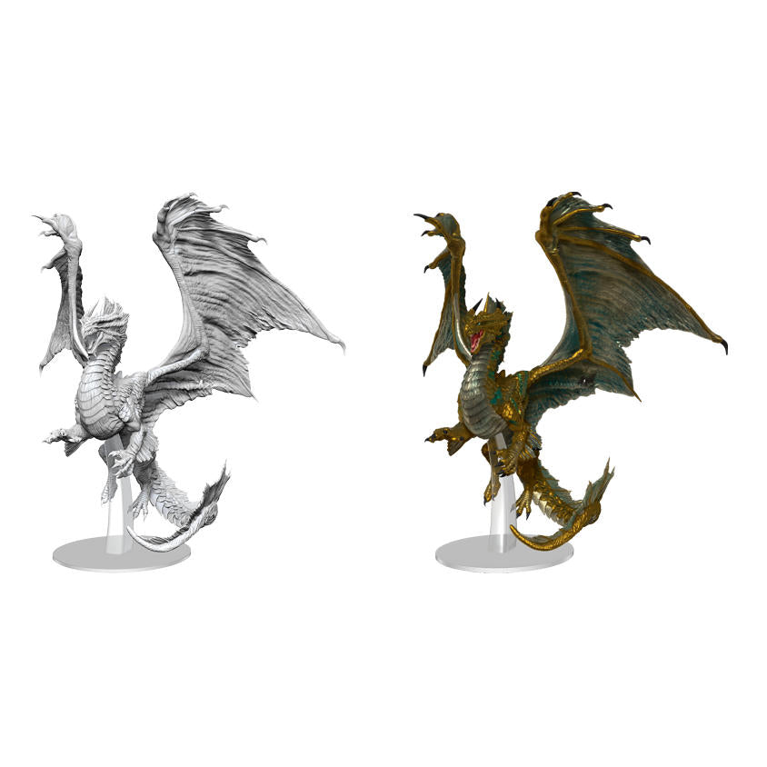 Dungeons & Dragon D&D Fantasy Miniatures Adult Bronze Dragon WZK90565
