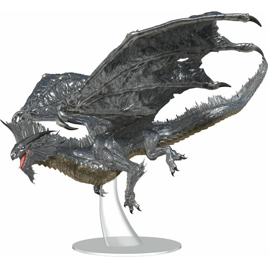 Image of Dungeons &amp; Dragons: Nolzur's Marvelous Unpainted Miniatures - Adult Silver Dragon