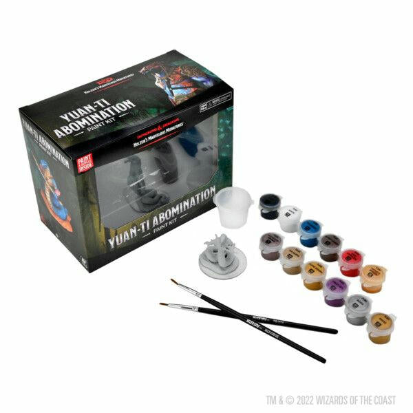 Image of Dungeons & Dragons Nolzur's Miniatures Yuan-Ti Abomination Paint Kit WZK90569