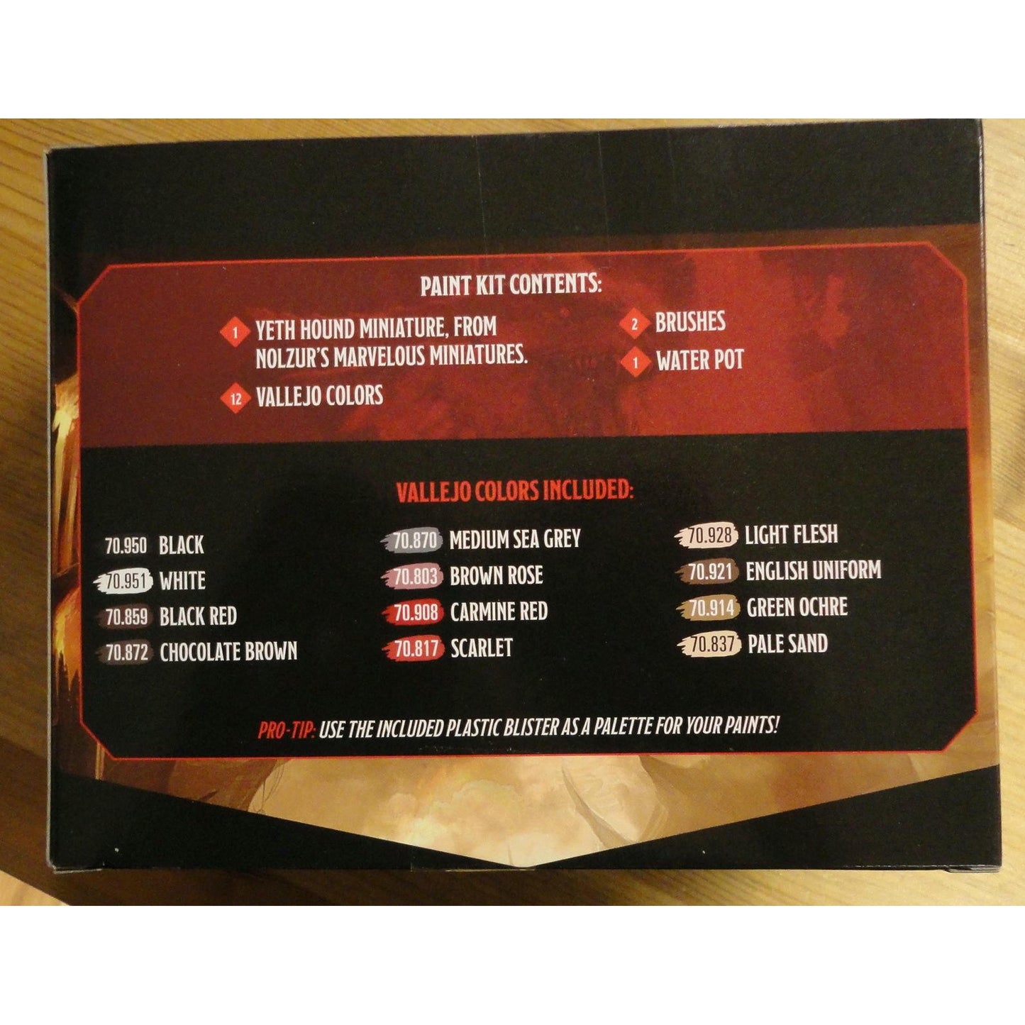 Image of Dungeons & Dragons Nolzur's Miniatures Yeth Hound Paint Kit WZK90570