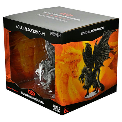 Image of Dungeons & Dragon D&D Fantasy Miniatures Adult Black Dragon WZK90577