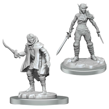 Image of Dungeons & Dragon D&D Nolzur's Miniatures Elf Rogue/Half-Elf Rogue Protege 90582