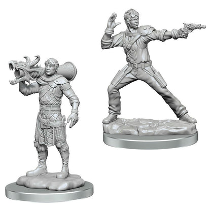 Image of Dungeons & Dragon D&D Nolzur's Miniatures Human Artificer & Apprentice WZK90583
