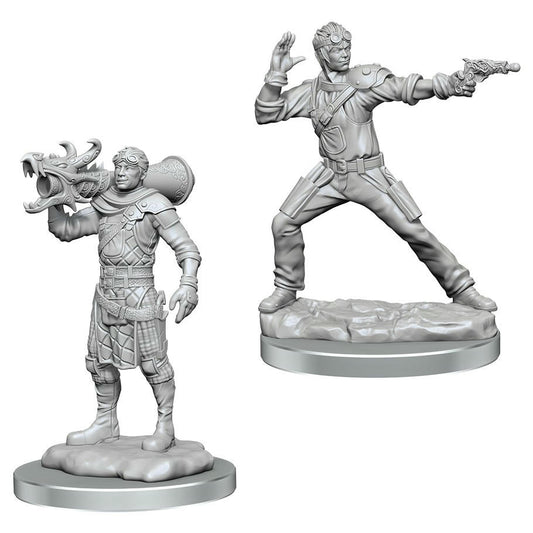 Image of Dungeons & Dragon D&D Nolzur's Miniatures Human Artificer & Apprentice WZK90583