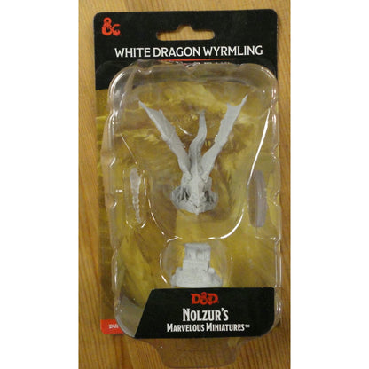 Image of Dungeons & Dragon D&D Nolzur's Marvelous Miniatures White Dragon Wyrmling 90589