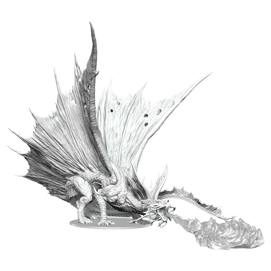 Image of Dungeons & Dragon D&D Fantasy Miniatures Adult Gold Dragon WZK90601