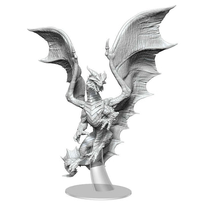 Image of Dungeons & Dragon D&D Fantasy Miniatures UNPAINTED Adult Copper Dragon 90602
