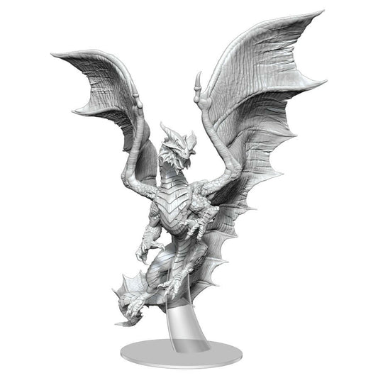 Image of Dungeons & Dragon D&D Fantasy Miniatures UNPAINTED Adult Copper Dragon 90602