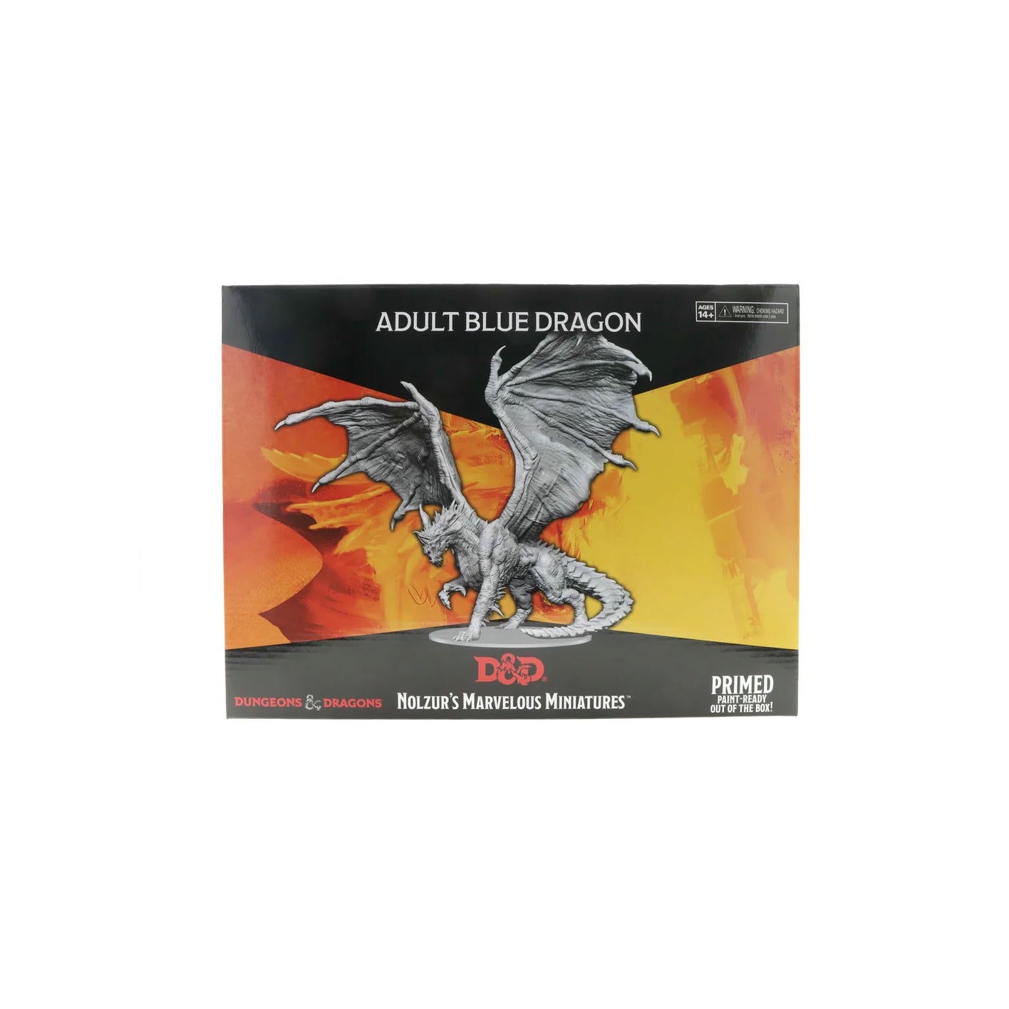 Image of Dungeons & Dragon D&D Fantasy Miniatures UNPAINTED Adult Blue Dragon 90603