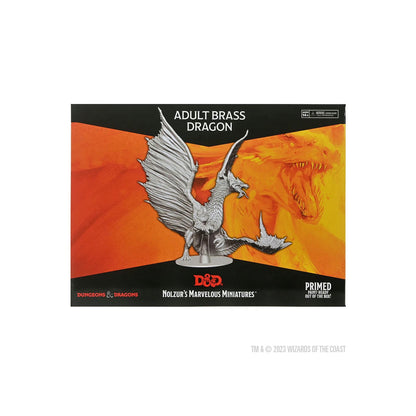 Image of Dungeons & Dragon D&D Fantasy Miniatures UNPAINTED Adult Brass Dragon WZK90604
