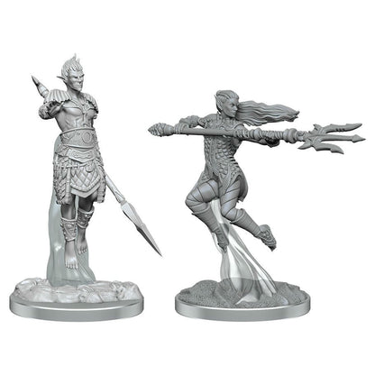 Image of Dungeons & Dragon D&D Nolzur's Miniatures Sea Elf Fighters (2pcs) WZK90613