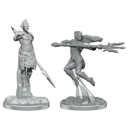 Image of Dungeons & Dragon D&D Nolzur's Miniatures Sea Elf Fighters (2pcs) WZK90613