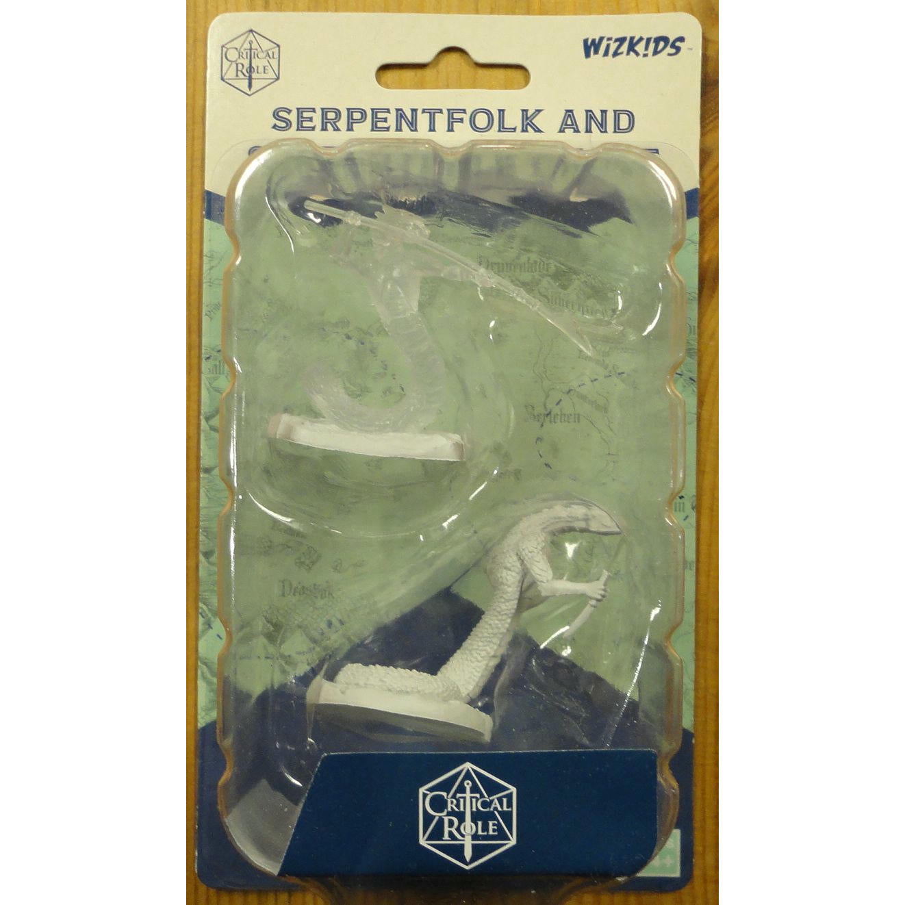 Image of Critical Role Serpentfolk & Ghost Unpainted Fantasty Miniatures Wizkids WZK90626