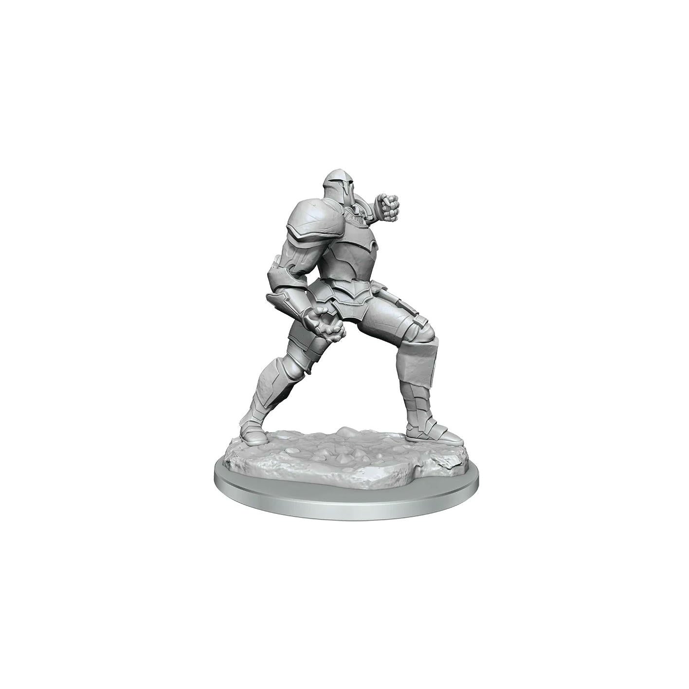 Image of Critical Role Platinum Golem Unpainted Fantasty Miniature Wizkids WZK90630