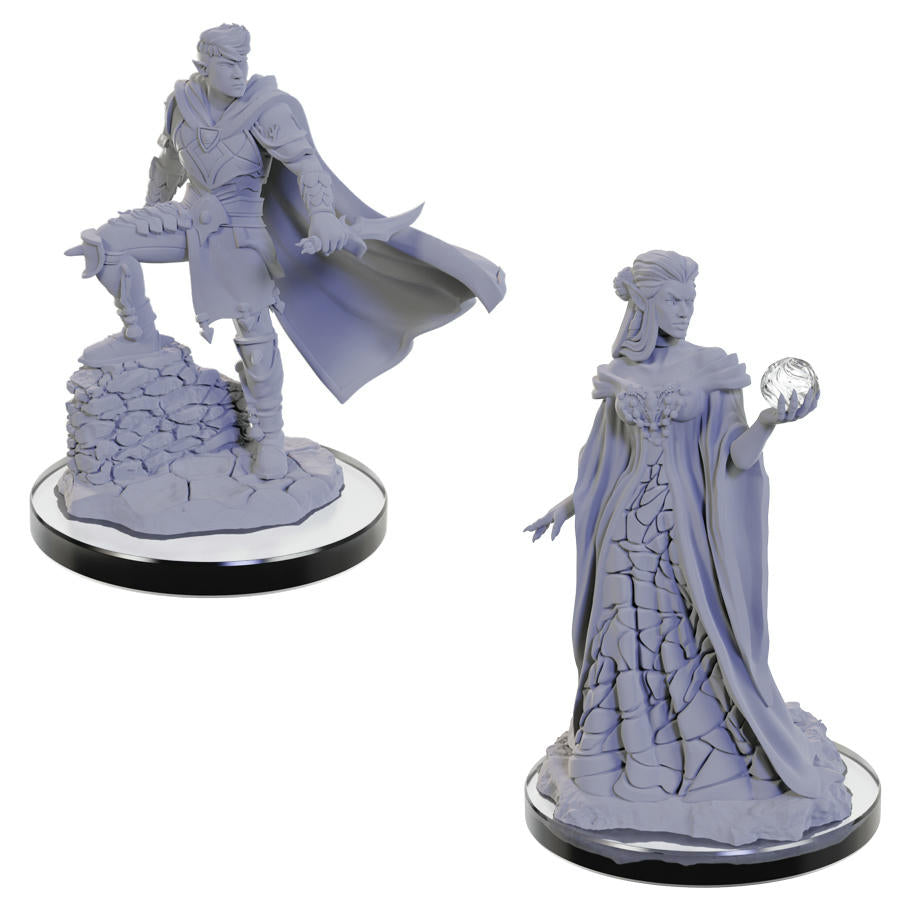 Image of Critical Role Xhorhasian Mage & Xhorhasian Prowler Unpainted Fantasy Miniatures