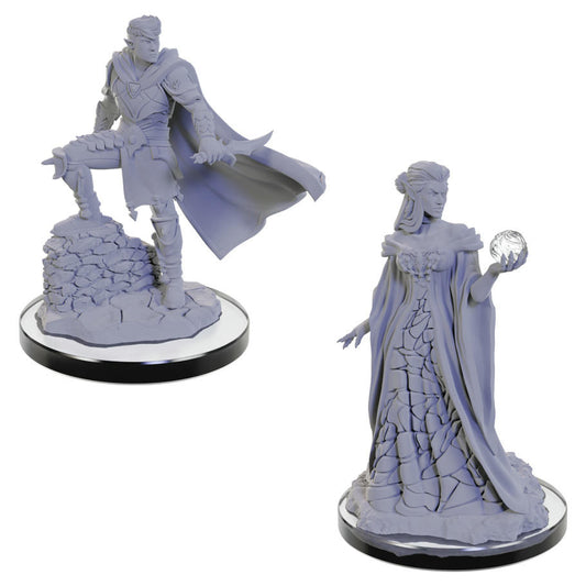 Image of Critical Role Xhorhasian Mage & Xhorhasian Prowler Unpainted Fantasy Miniatures