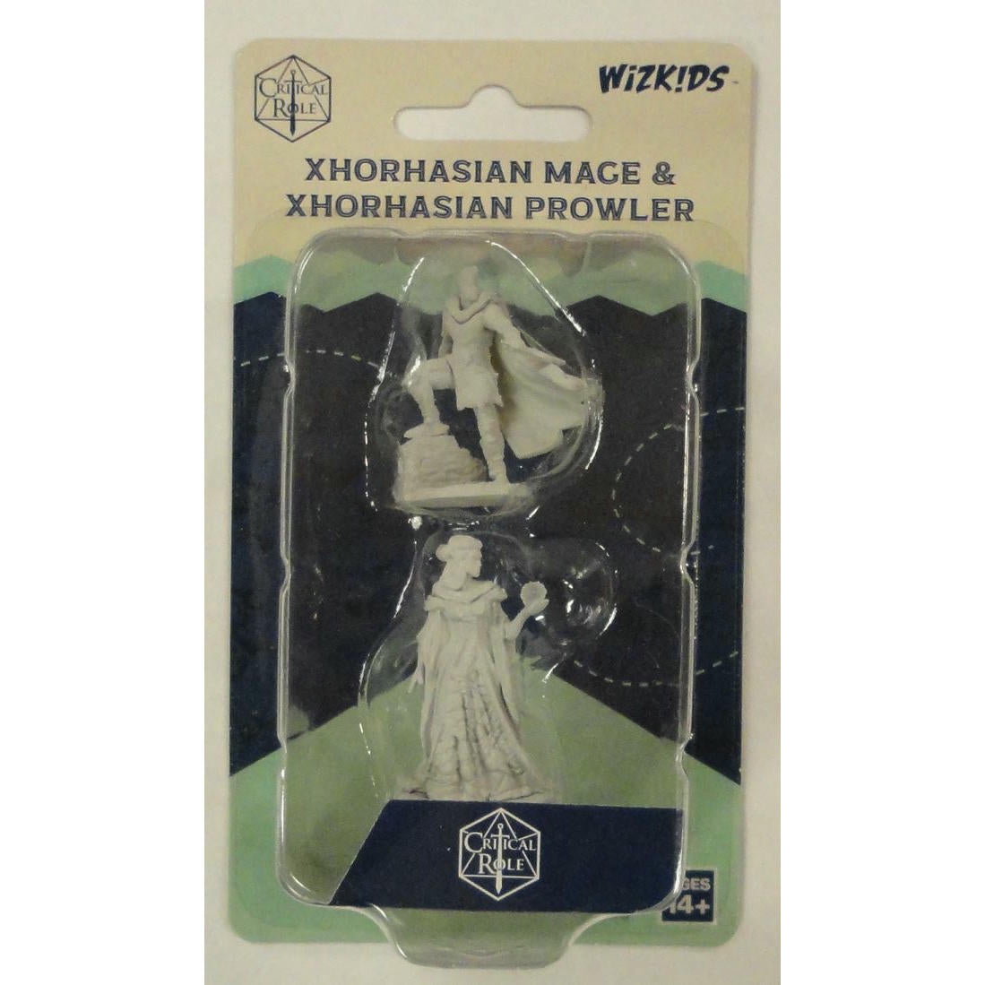 Image of Critical Role Xhorhasian Mage & Xhorhasian Prowler Unpainted Fantasy Miniatures
