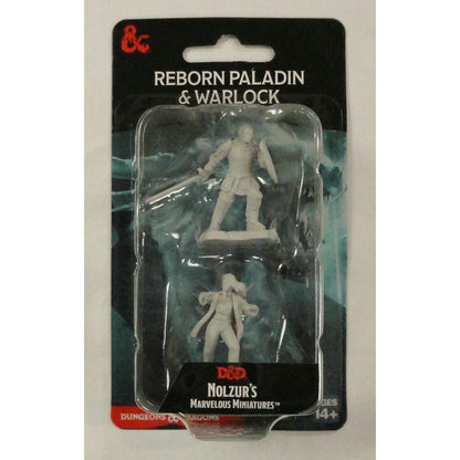 Image of Dungeons & Dragon D&D Nolzur's Miniatures Reborn Paladin & Warlock WZK90673