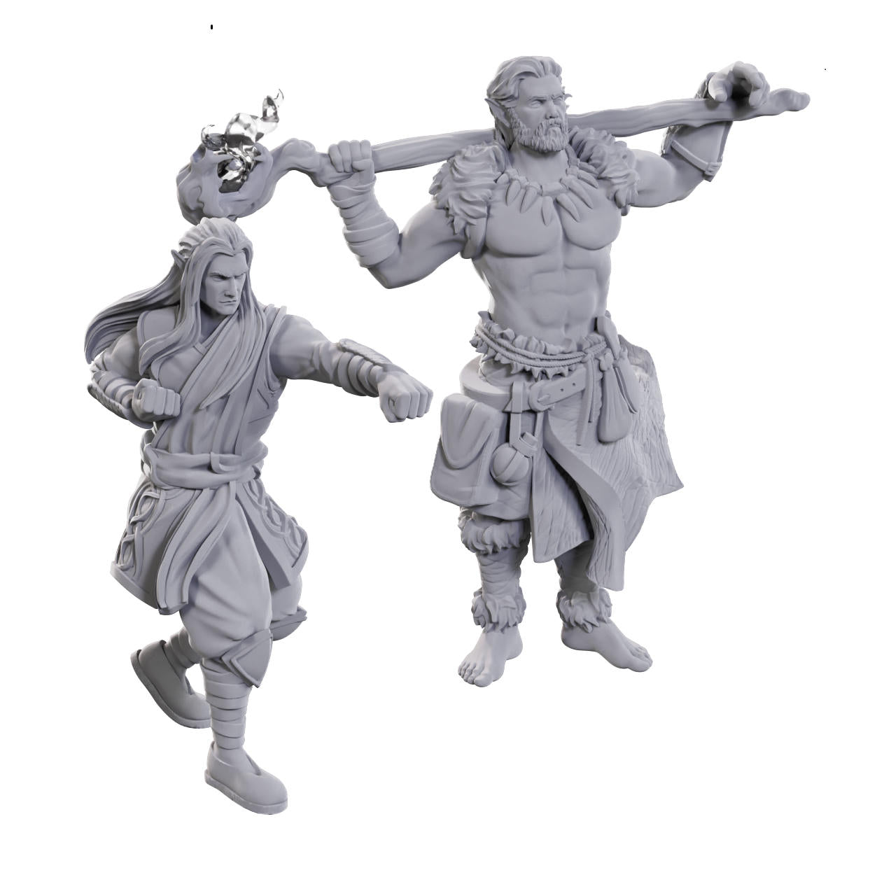 Dungeons &amp; Dragons: Nolzur's Marvelous Unpainted Miniatures - W24 Archdruid &amp; Martial Arts Adept
