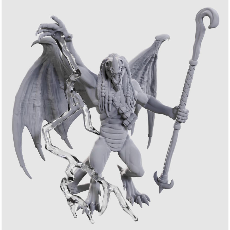 Image of Dungeons &amp; Dragons: Nolzur's Marvelous Unpainted Miniatures - W24 Blue Abishai