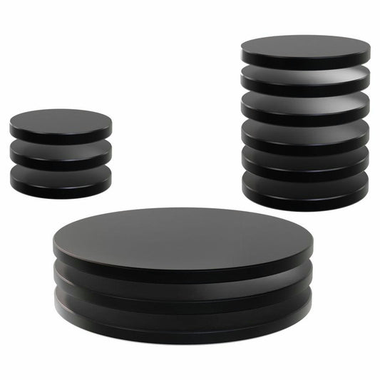 Image of Wizkids Deep Black Round Bases (20mm/25mm/50mm) for Miniatures WZK90730