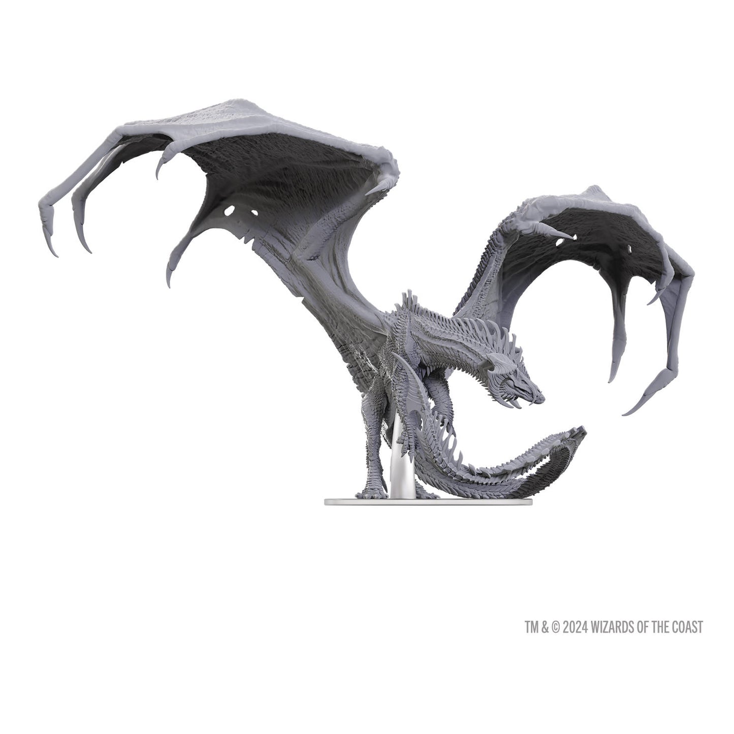 Dungeons &amp; Dragons: Nolzur's Marvelous Unpainted Miniatures - Adult Black Dragon [NEW]