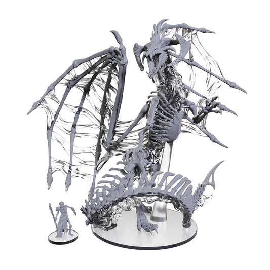 D&D Unpainted Miniatures - Black Dracolich Boxed Miniature