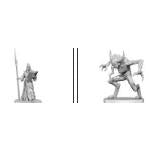 Pathfinder Battles Deep Cuts Unpainted Miniatures: Vloriak (Despoiler Demon) & Demonologist
