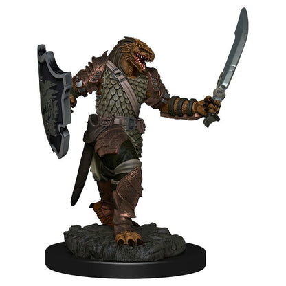 Image of D&D Female Dragonborn Paladin Premium Painted Fantasy Miniature WZK93006 Wizkids
