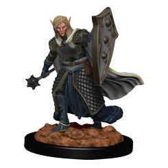D&D Male Elf Cleric Premium Painted Fantasy Miniature WZK93008 Wizkids
