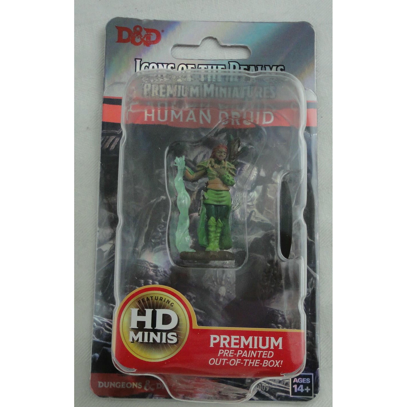 Image of D&D Female Human Druid Premium Painted Fantasy Miniature WZK93009 Wizkids